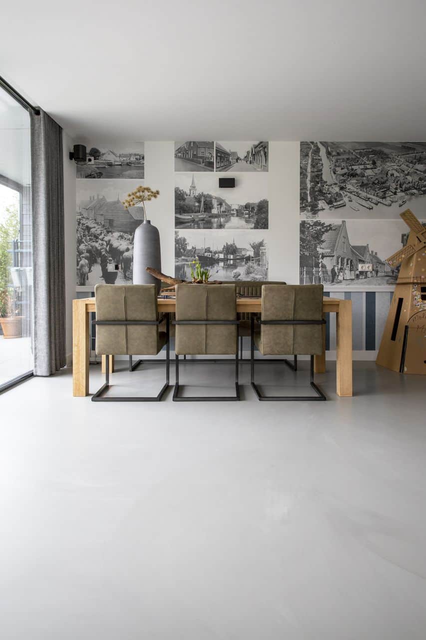 PU gietvloer in huis