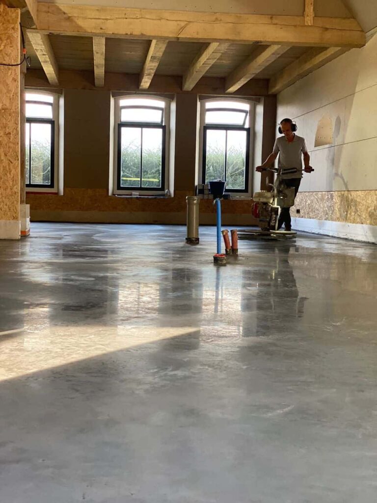 betonvloer vlinderen