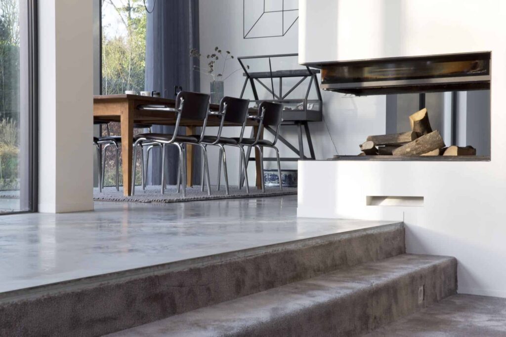 gepolierde beton onderhoud