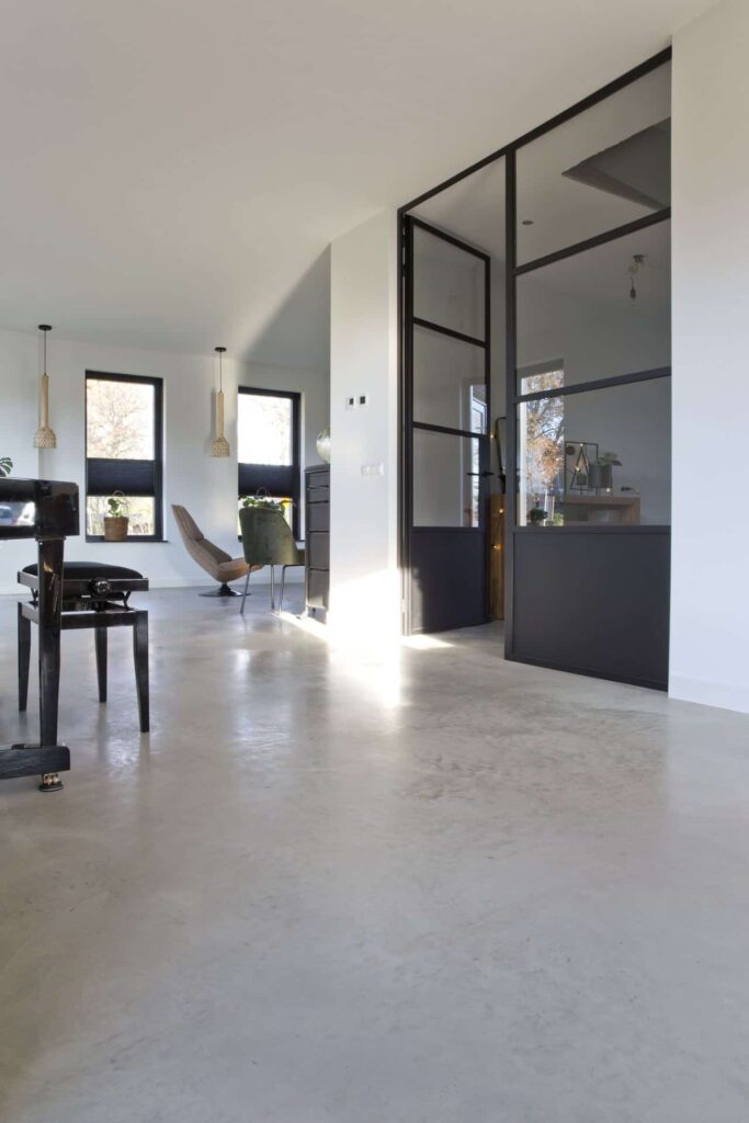 Gevlinderde woonbeton vloer