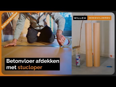 Betonvloer afdekken met stucloper