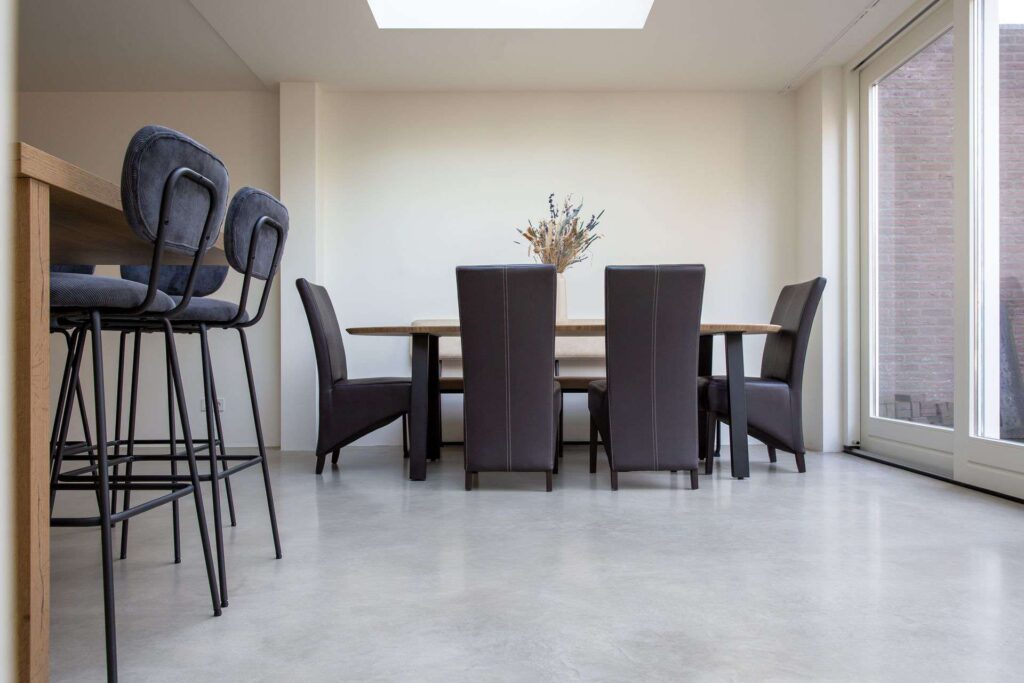 Gevlinderde betonvloer in Sprang Capelle