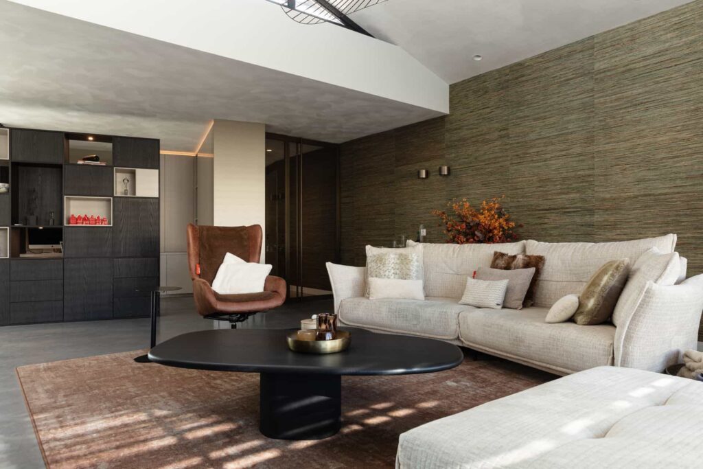 Gevlinderde betonvloer woonkamer