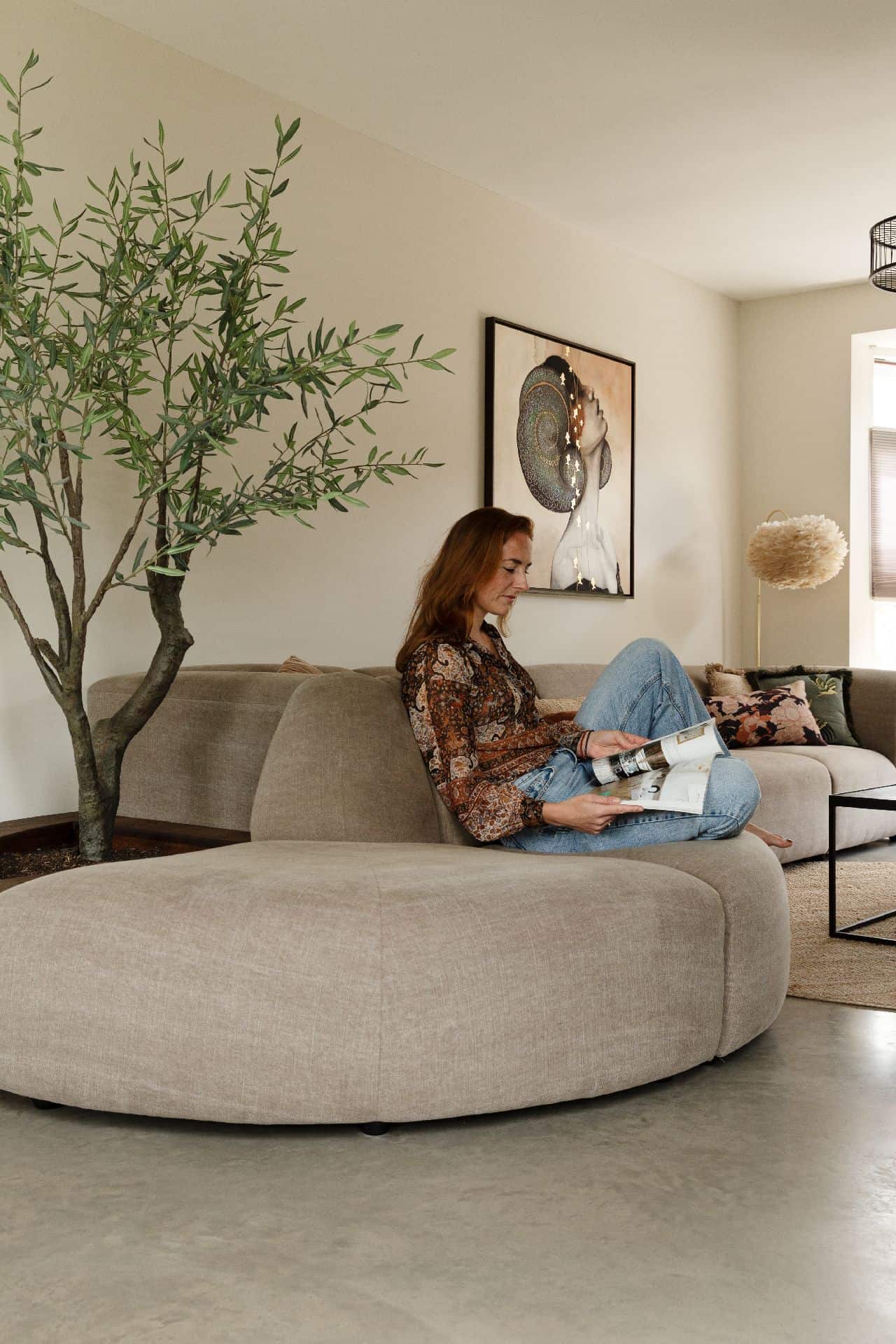 Gevlinderde woonbeton vloer Roosendaal