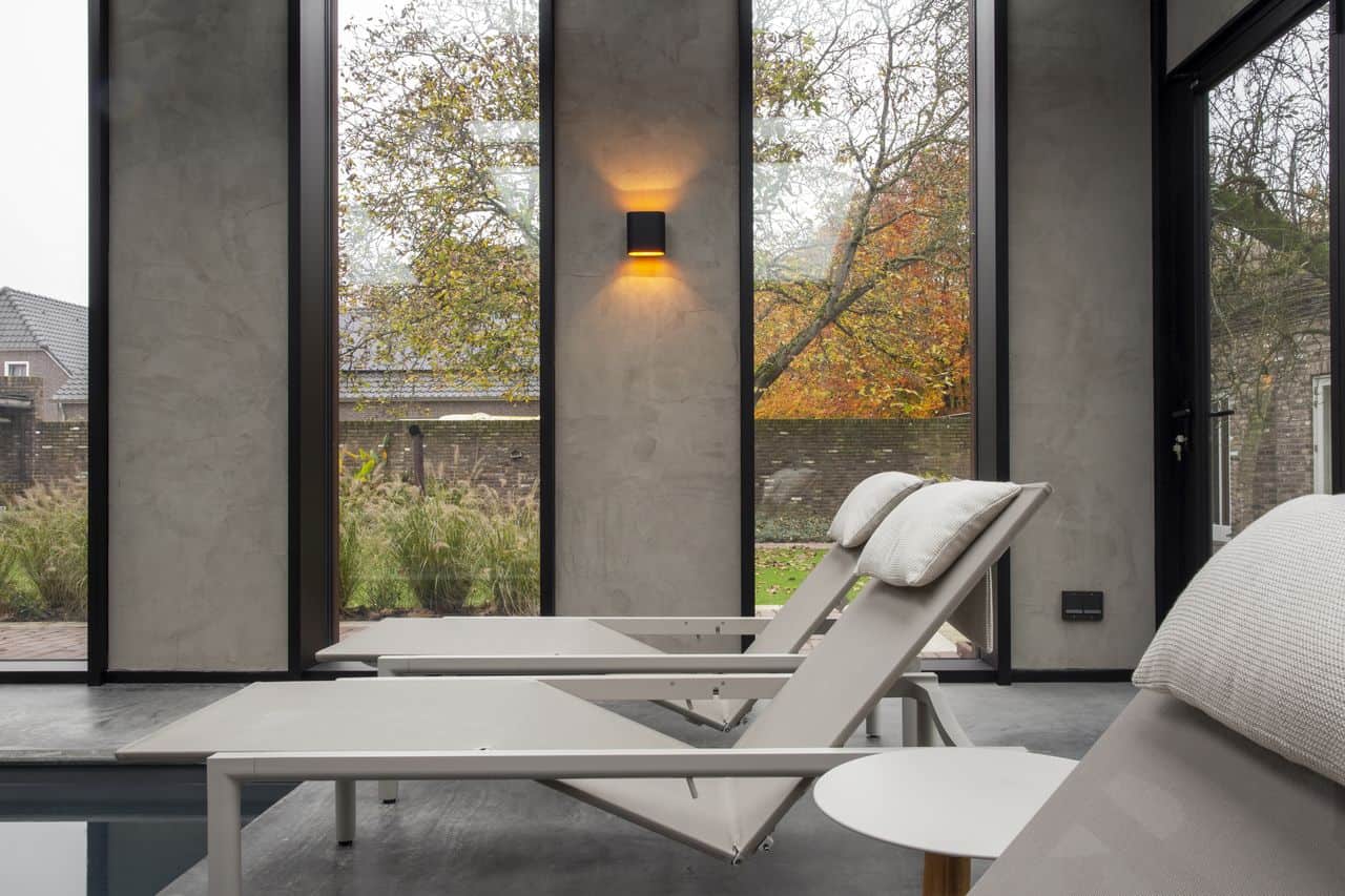 Kleipleister wanden van American Clay in wellness