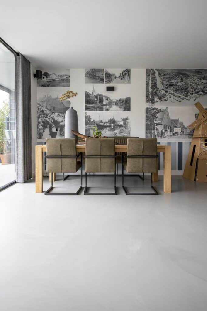 PU gietvloer in huis