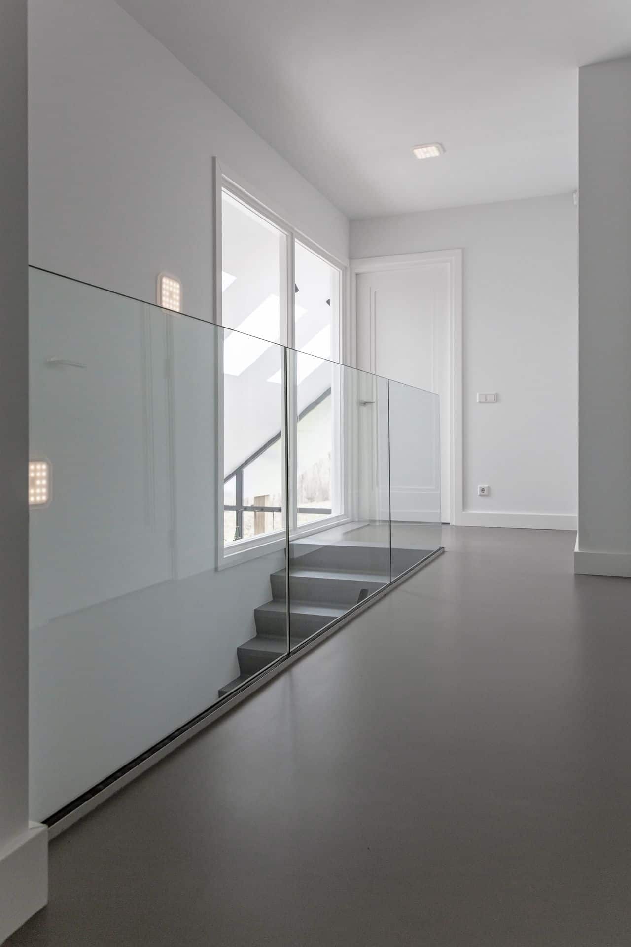 Pu gietvloer in de woning, slaapkamer met pu gietvloer