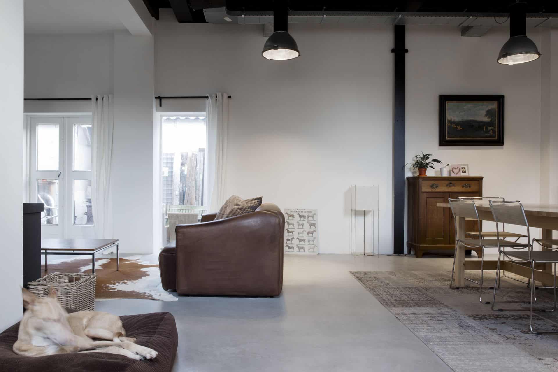 gevlinderde betonvloer