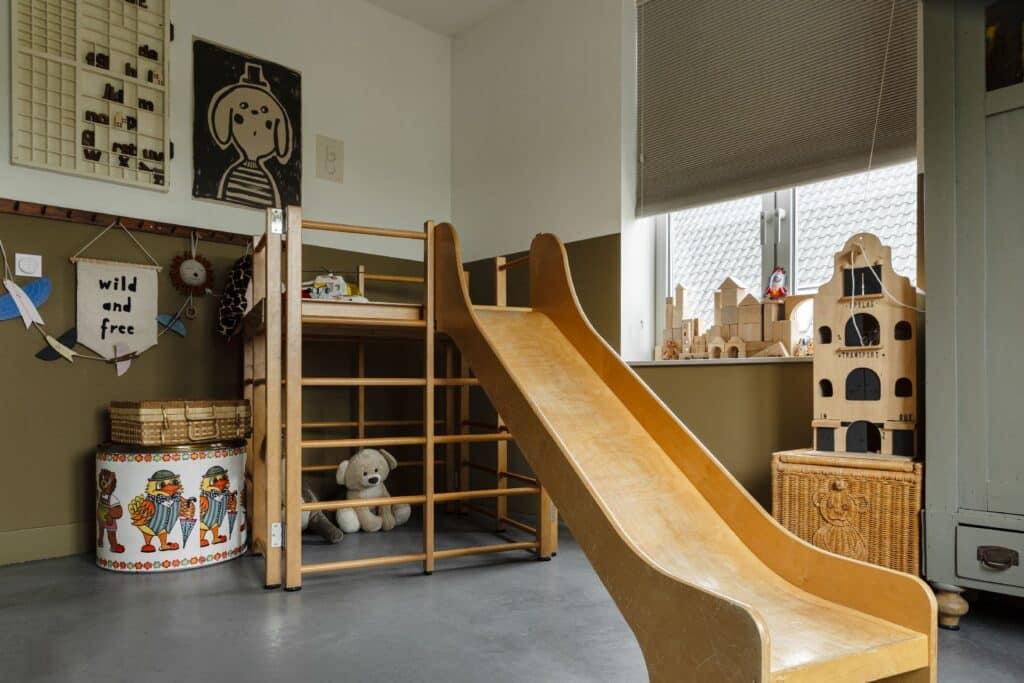 gevlinderde betonvloer brandwijk slaapkamer