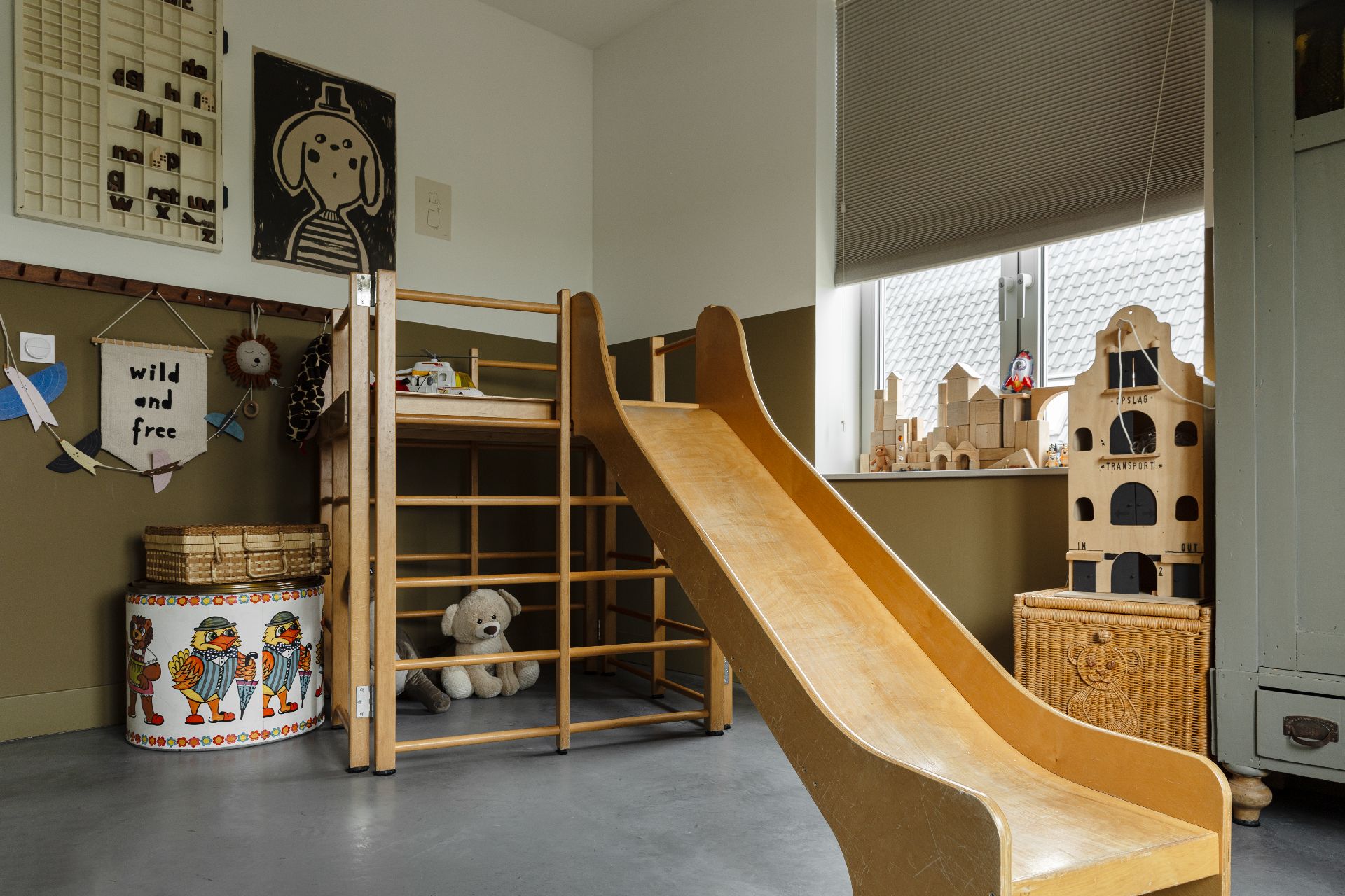 gevlinderde betonvloer brandwijk slaapkamer