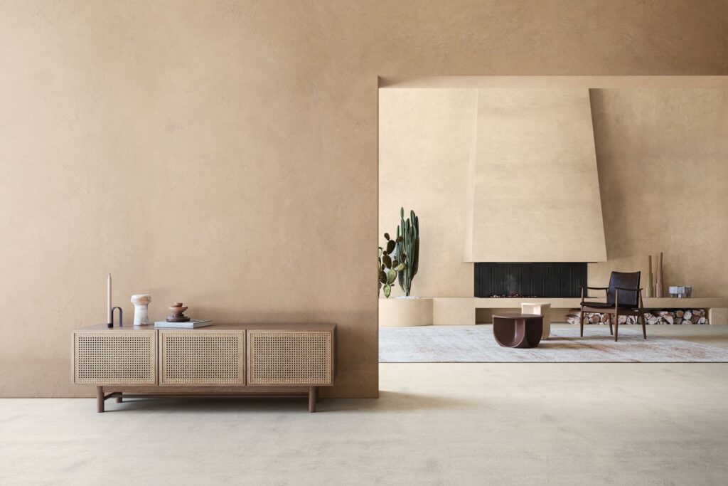 natuurlijke wandafwerking met kalk stuc