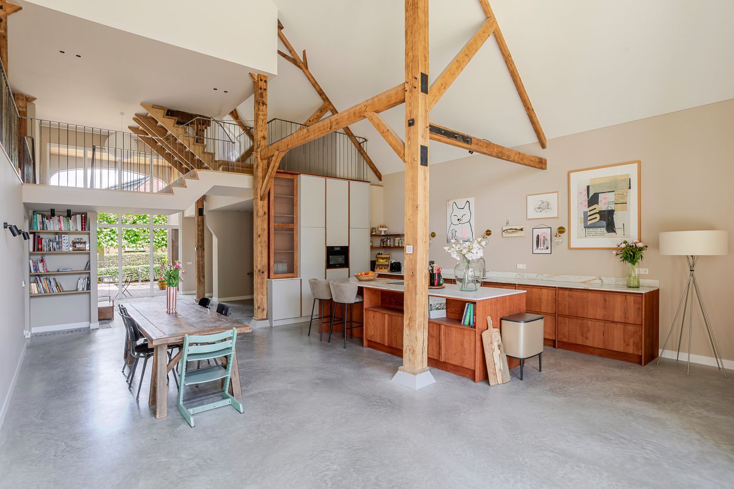 Betonvloer boerderij met karakter