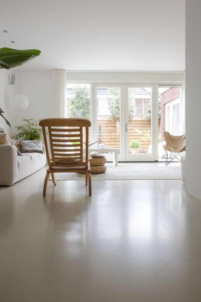 pu gietvloer woonkamer