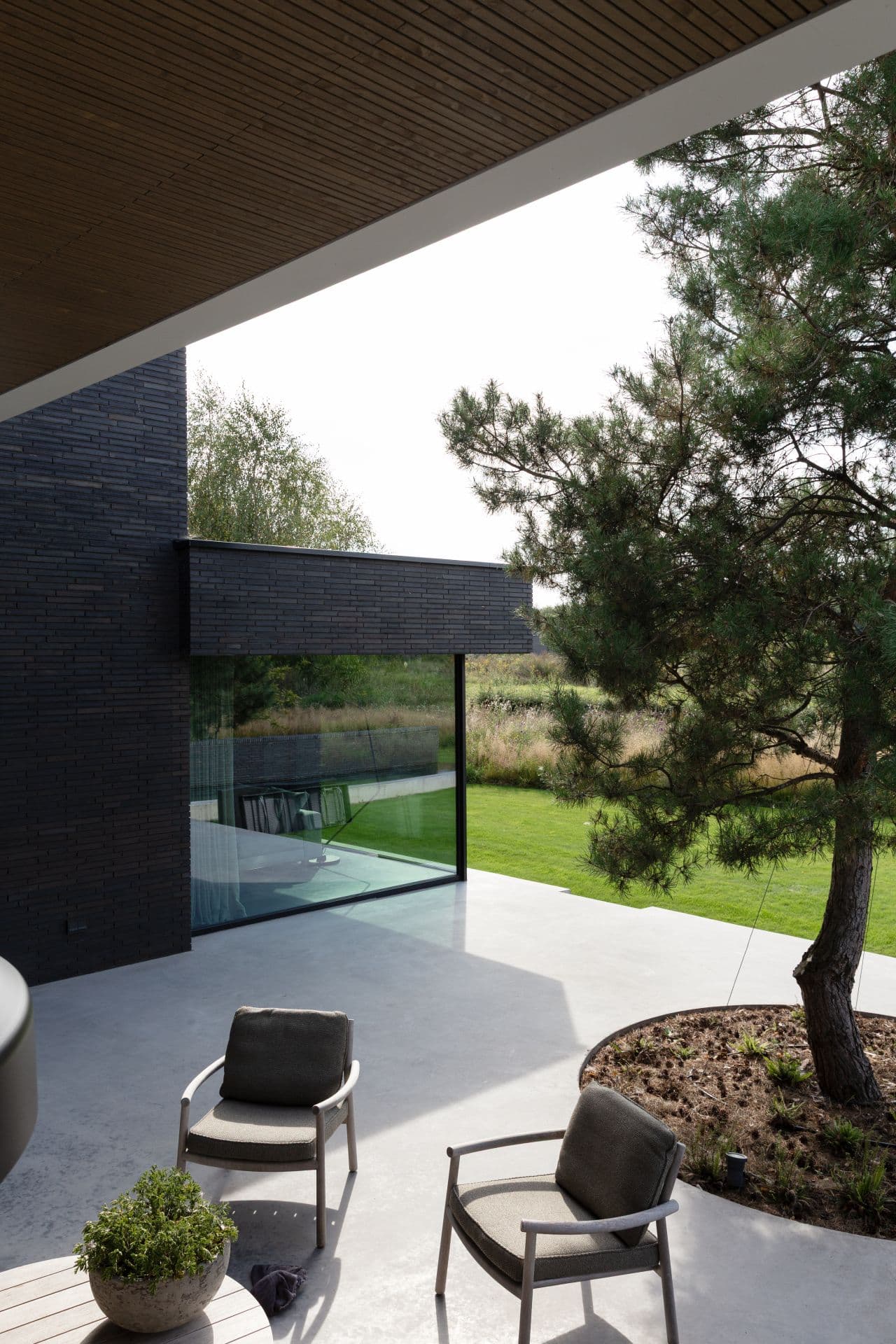 betonnen terras wilp