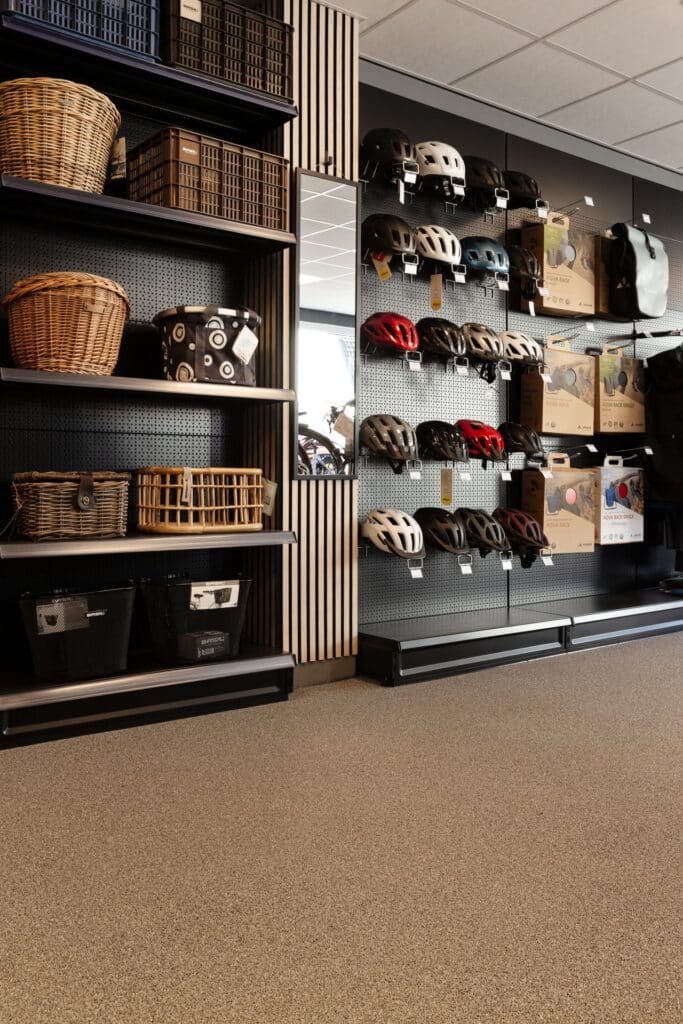 grindvloer fietsenwinkel