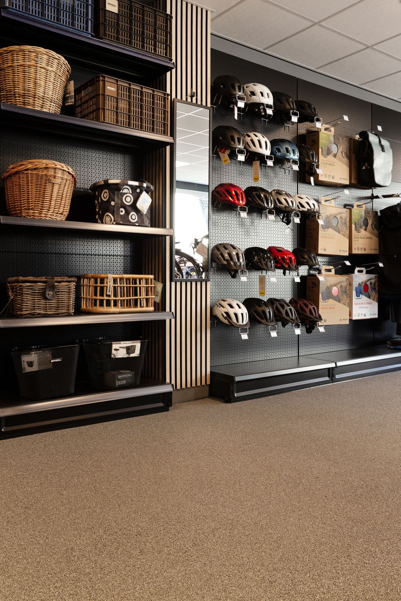 grindvloer fietsenwinkel