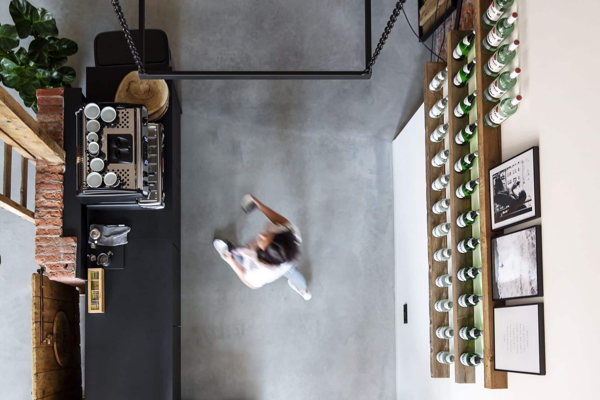 gevlinderde betonvloer kantoor terneuzen