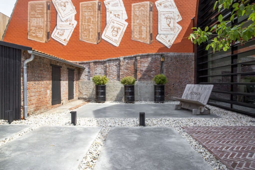 gevlinderde betonvloer kantoor terneuzen