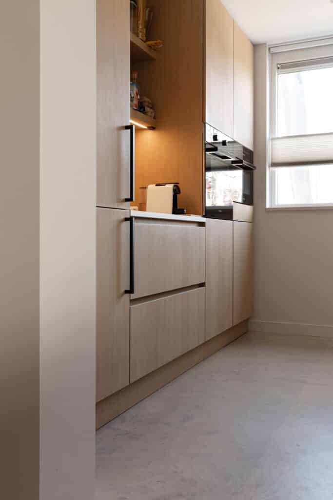Italiaanse betonlookvloer Nijmegen keuken