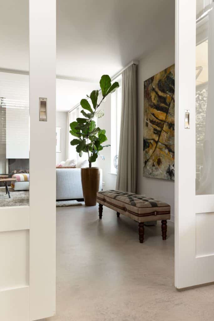 Italiaanse betonlookvloer Nijmegen entree