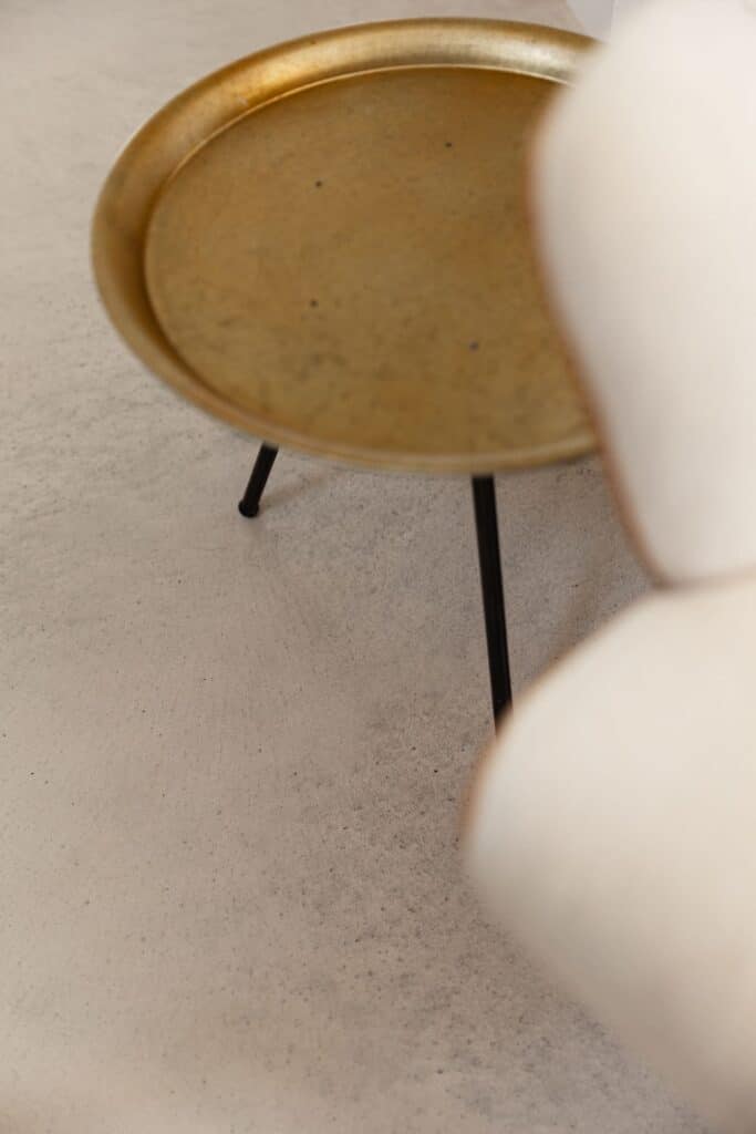 Italiaanse betonlookvloer Nijmegen close up