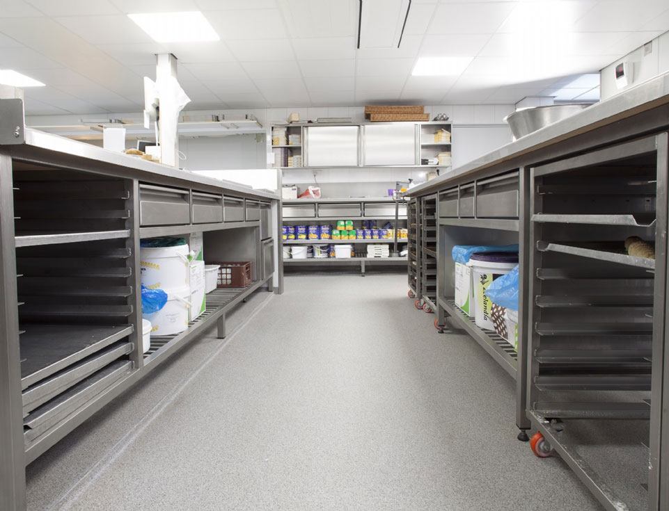 WD troffelvloer horeca