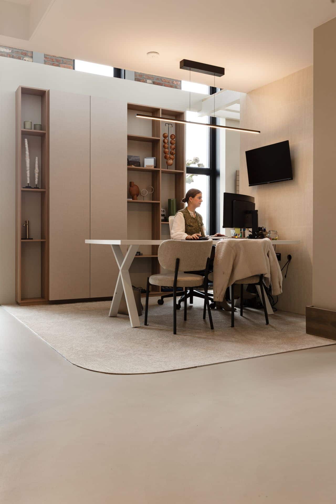 lavasteen gietvloer badkamer showroom dodewaard