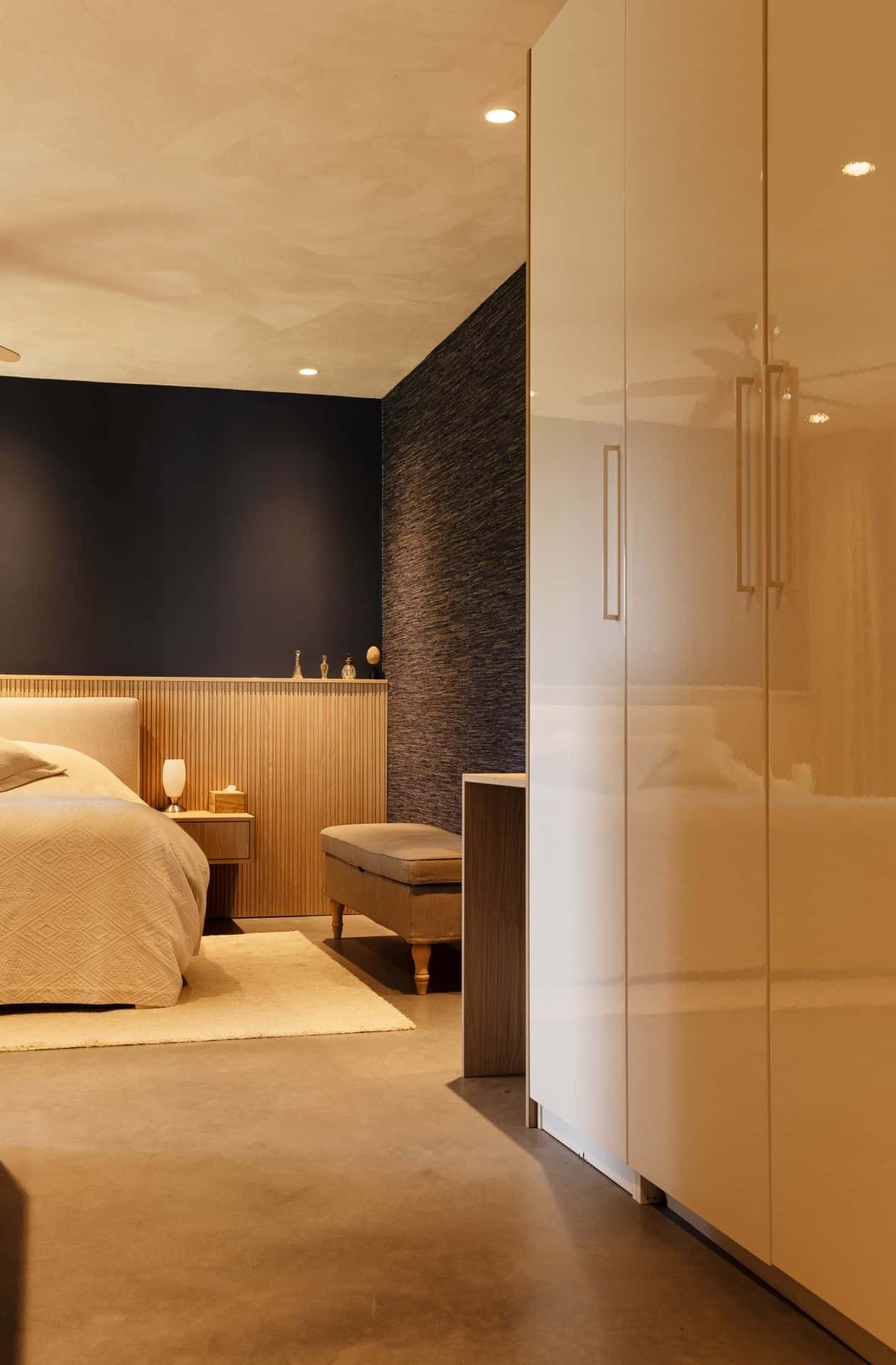 betonvloer slaapkamer