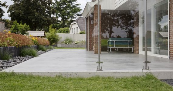 Betonvloer buiten Betonvloer Buiten