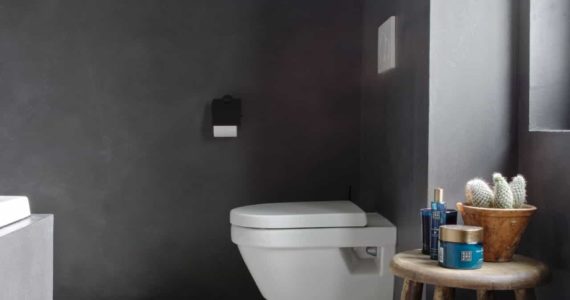 foto beton ciré muren badkamer Willem Designvloeren