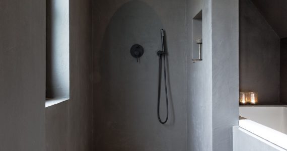 beton ciré badkamer wanden Willem Designvloeren