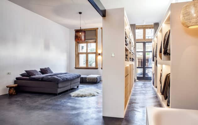 slaapkamer, badkamer